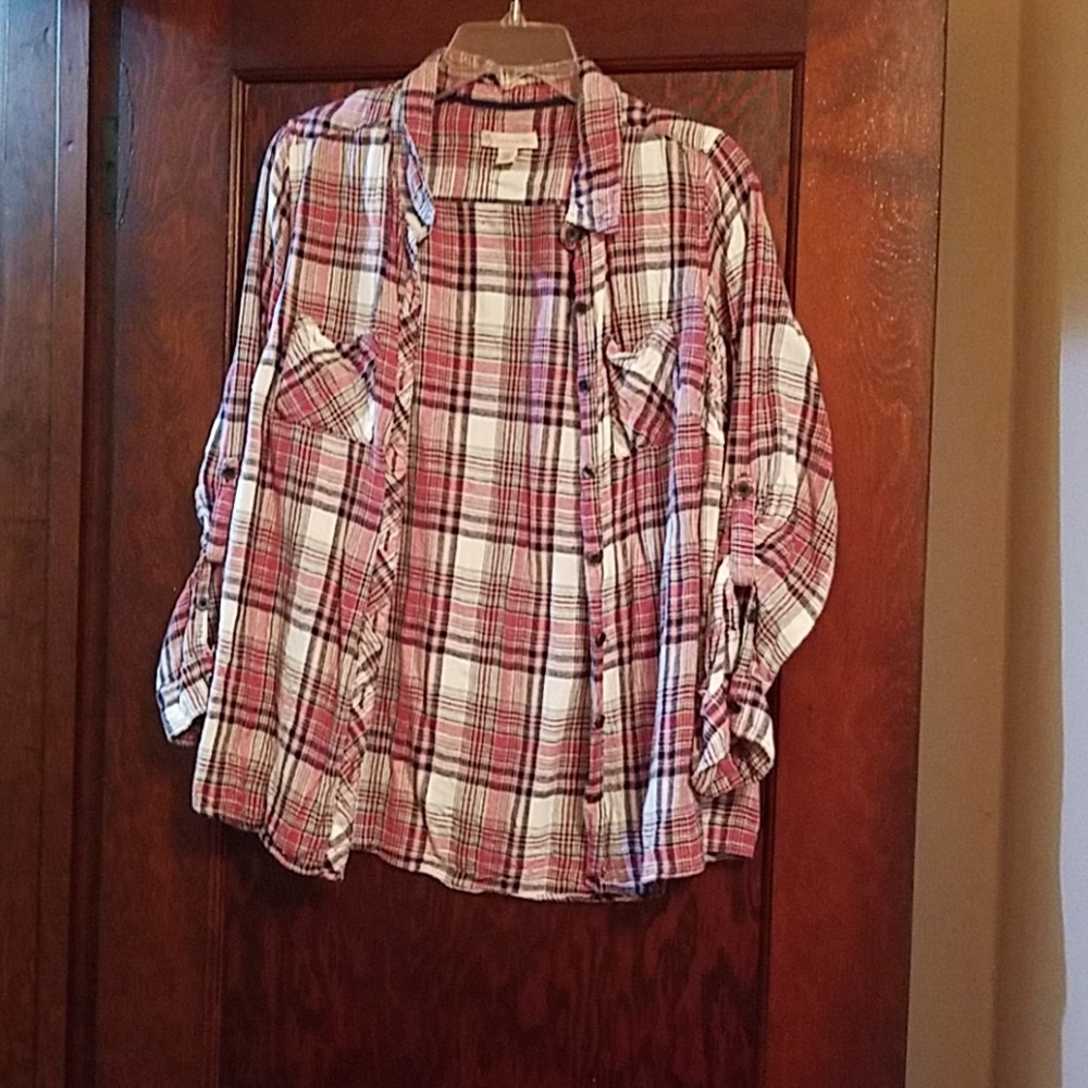 Plaid Button Down